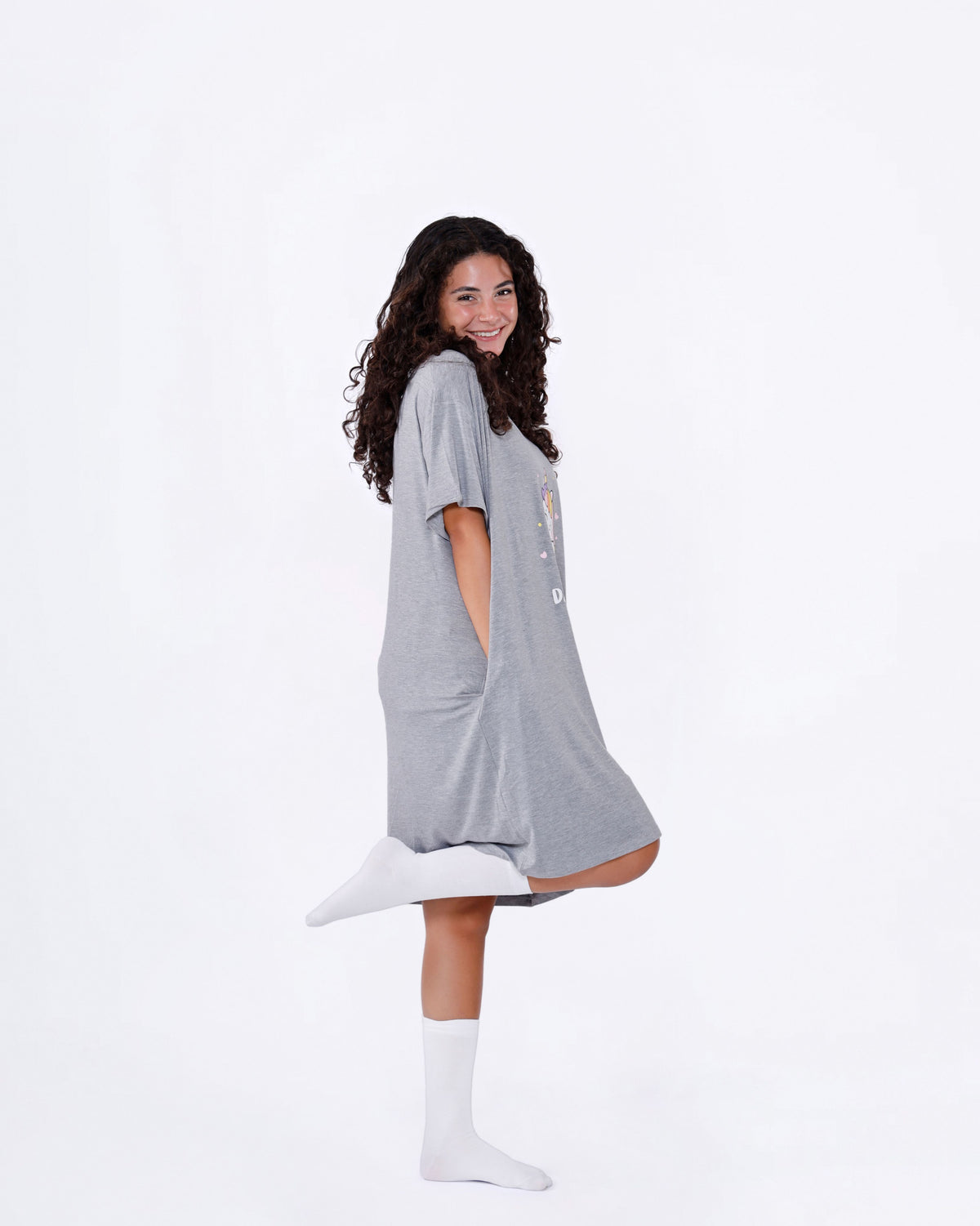 Unicorn Pluffie BF Sleep Tee