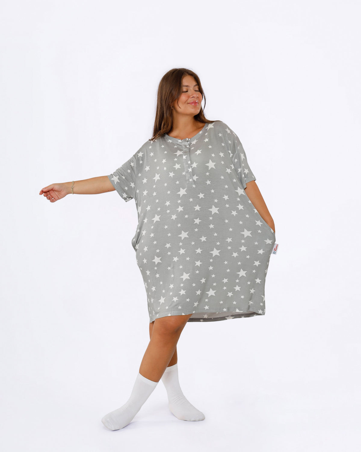 GRWM Stars BF Sleep Tee