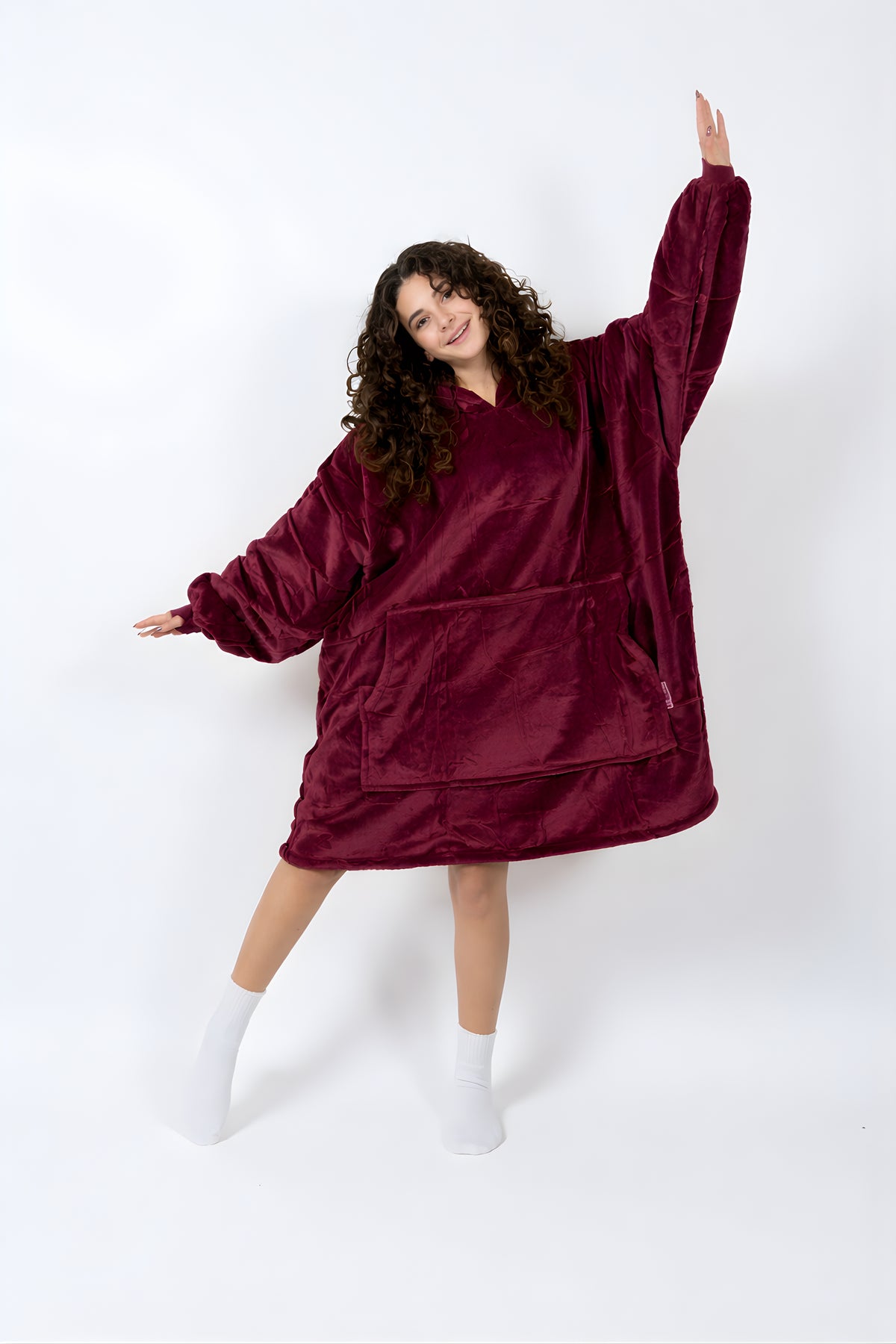 Burgundy  Pluffie