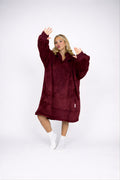 Burgundy  Pluffie