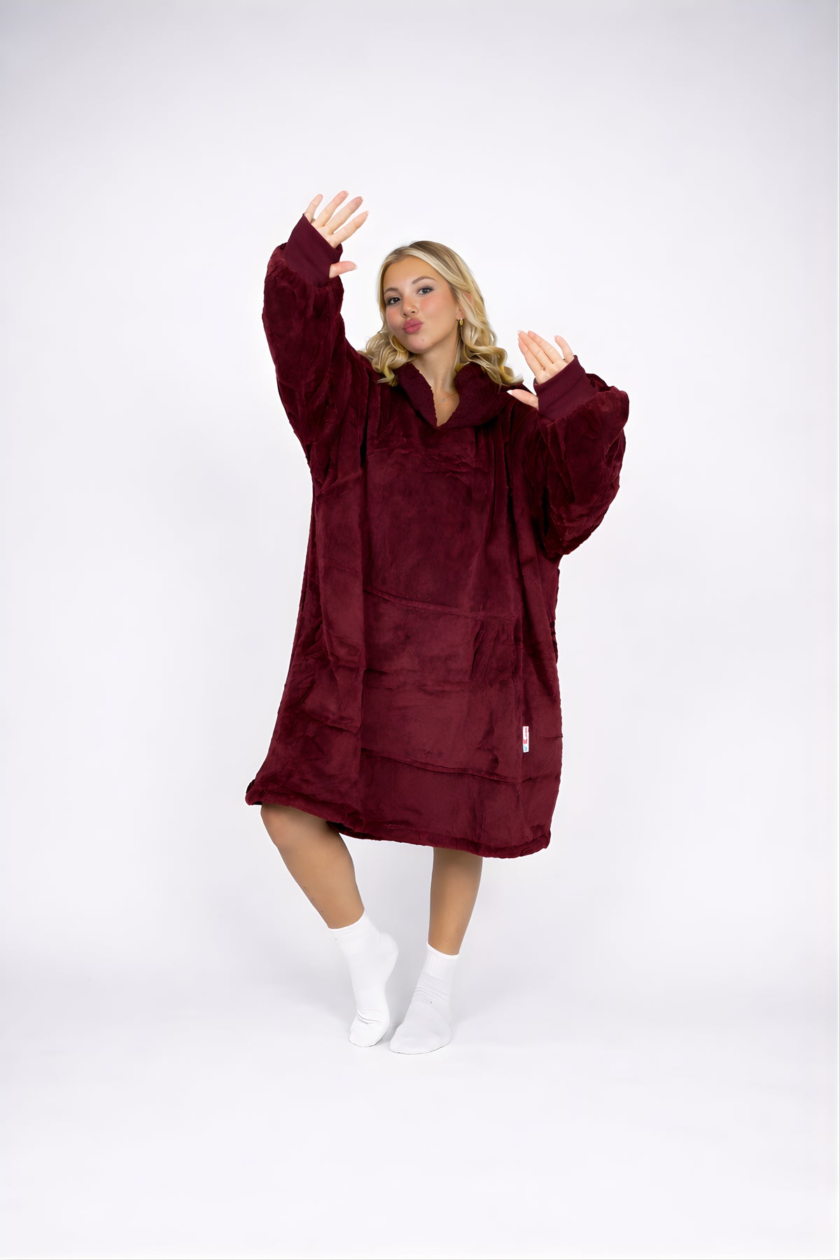 Burgundy  Pluffie