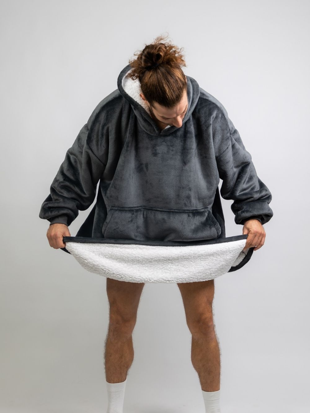 Dark grey Pluffie