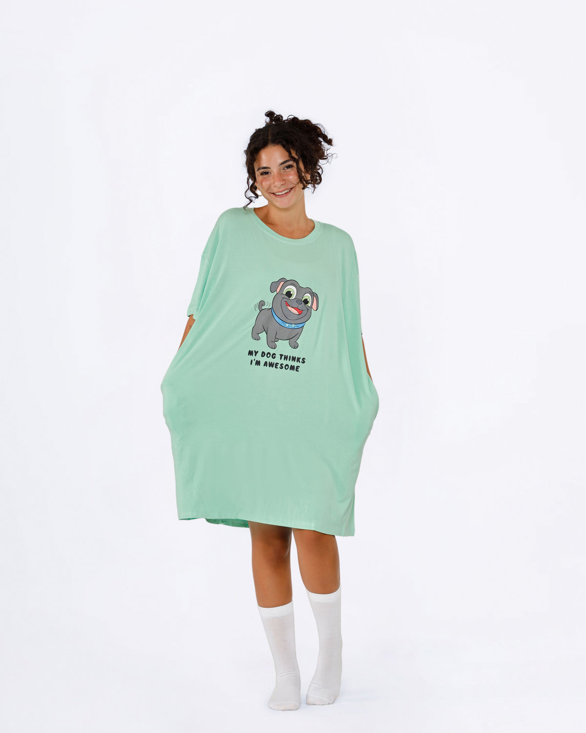 Dog Pluffie BF Sleep Tee