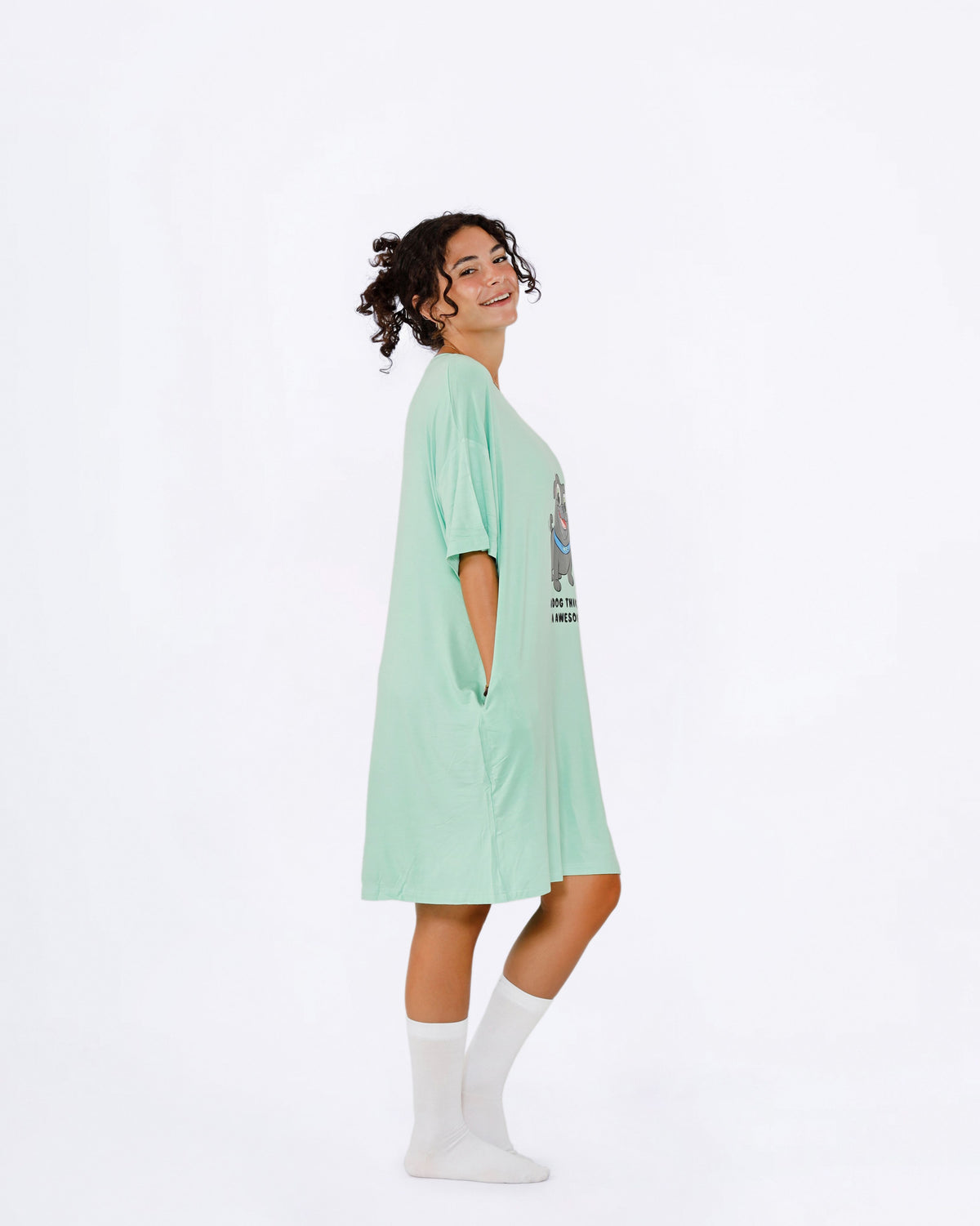 Dog Pluffie BF Sleep Tee