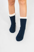 Navy-Blue Slipper Socks