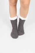 Dark Grey Slipper Socks