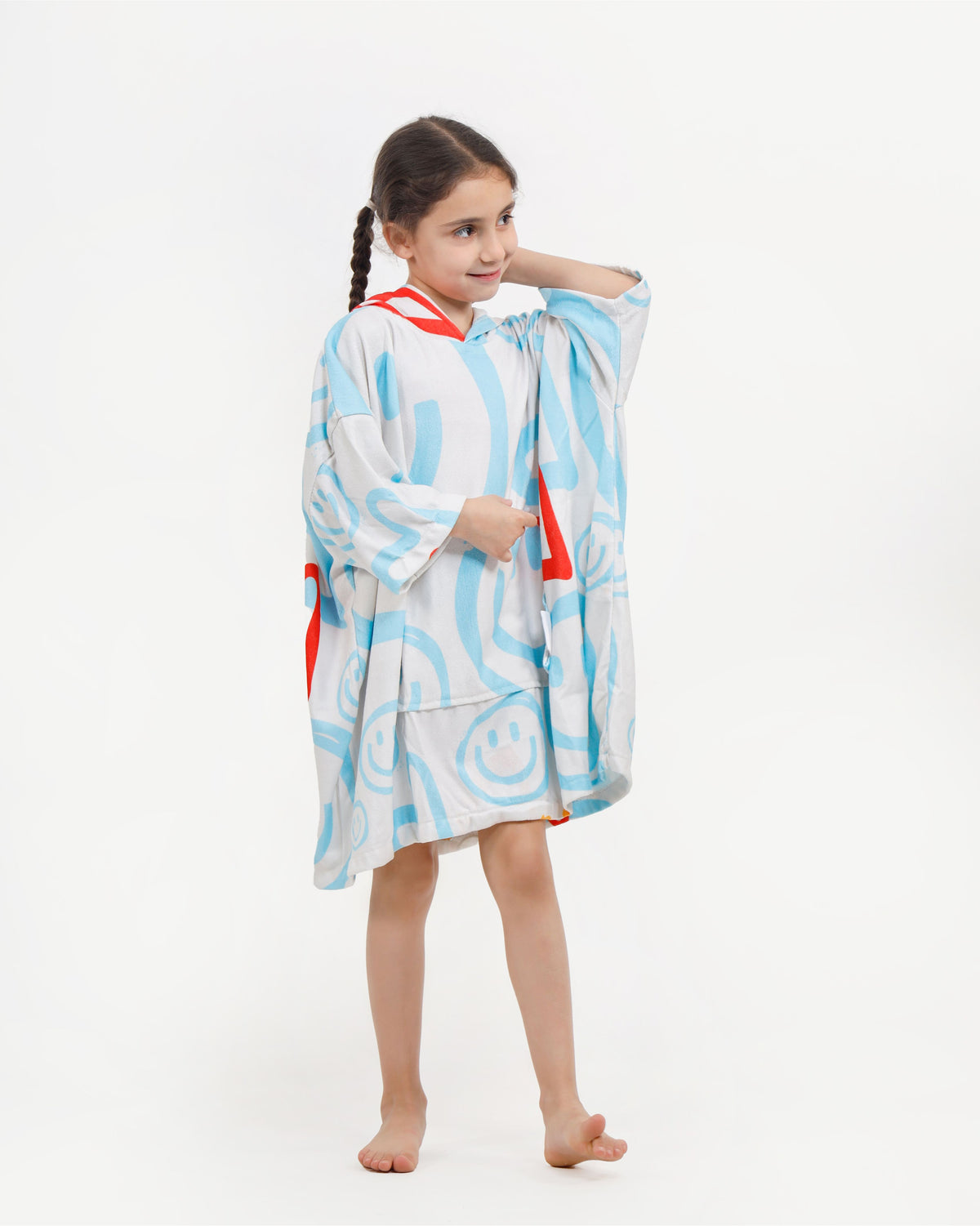 Smileys Kids Towel Poncho + FREE Sand Remover